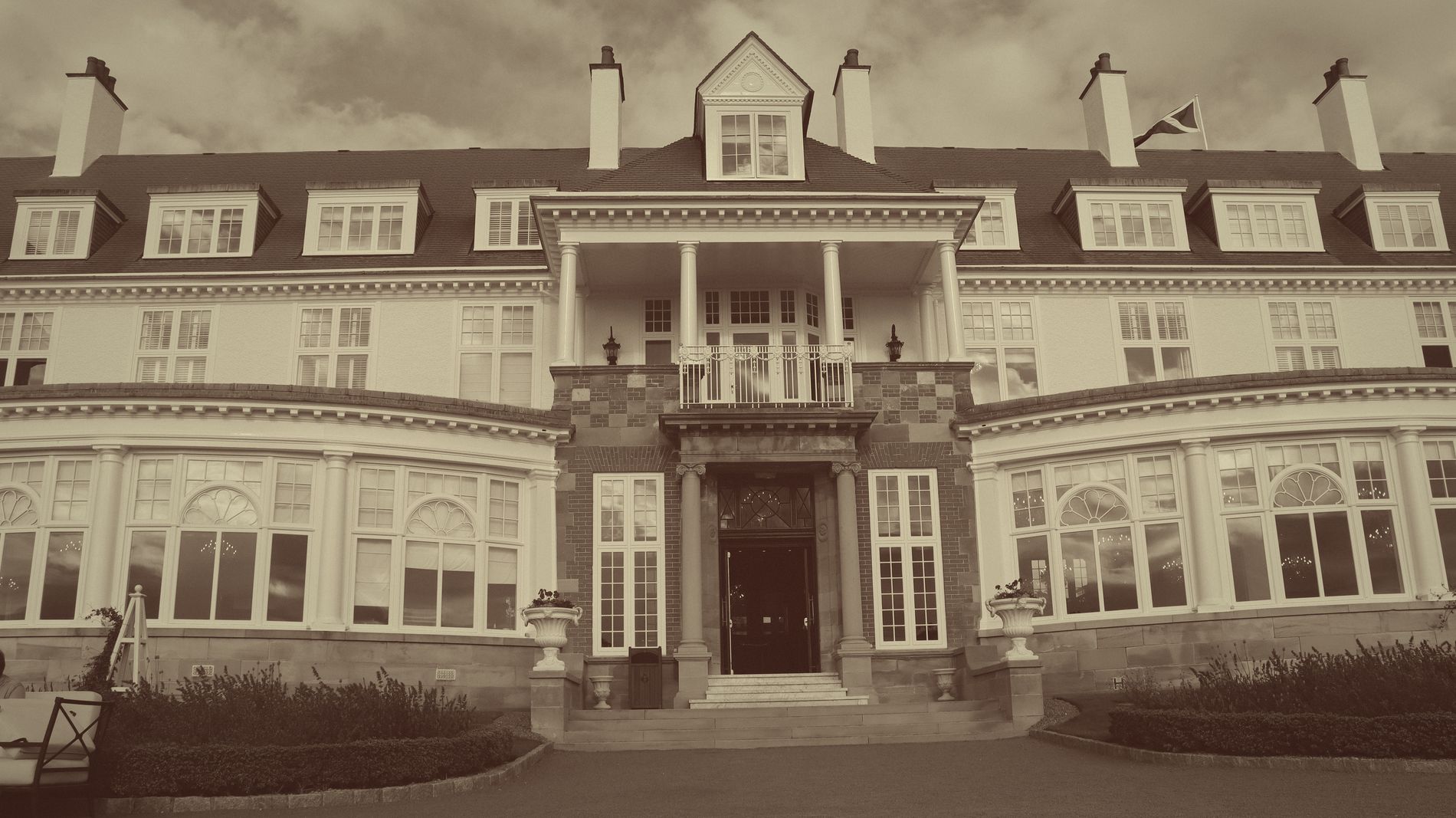 Fachada del hotel de Turnberry